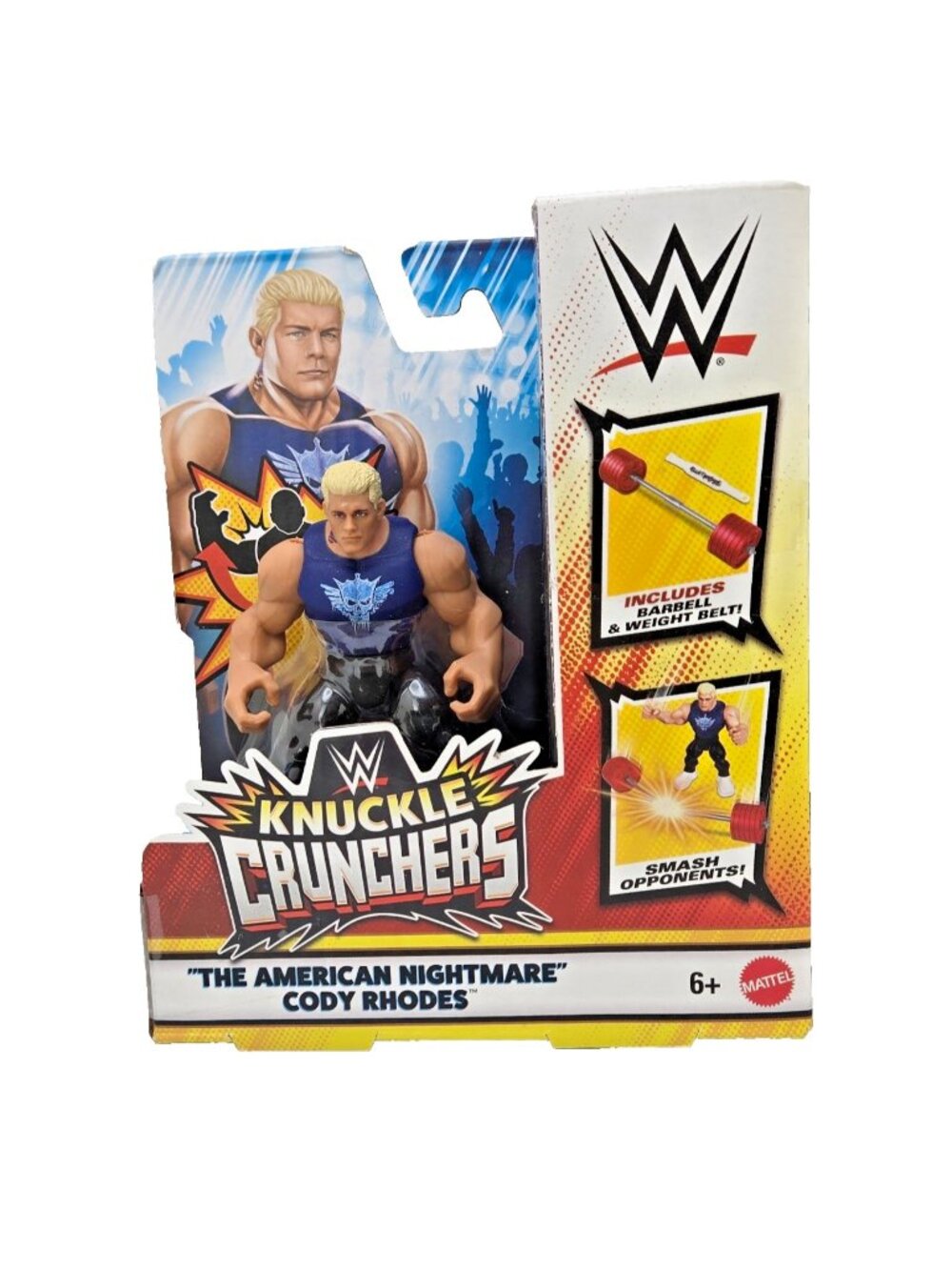 Knuckle Crunchers Cody Rhodes WWE Collectible Figure Toy New Sealed